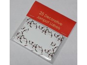 Easybake Christmas Holly Jam Pot Labels (pack of 25)